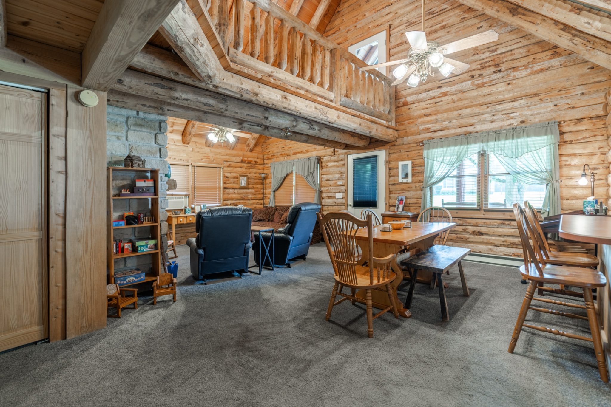 Port clinton ohio lakeside adventures cabin living room