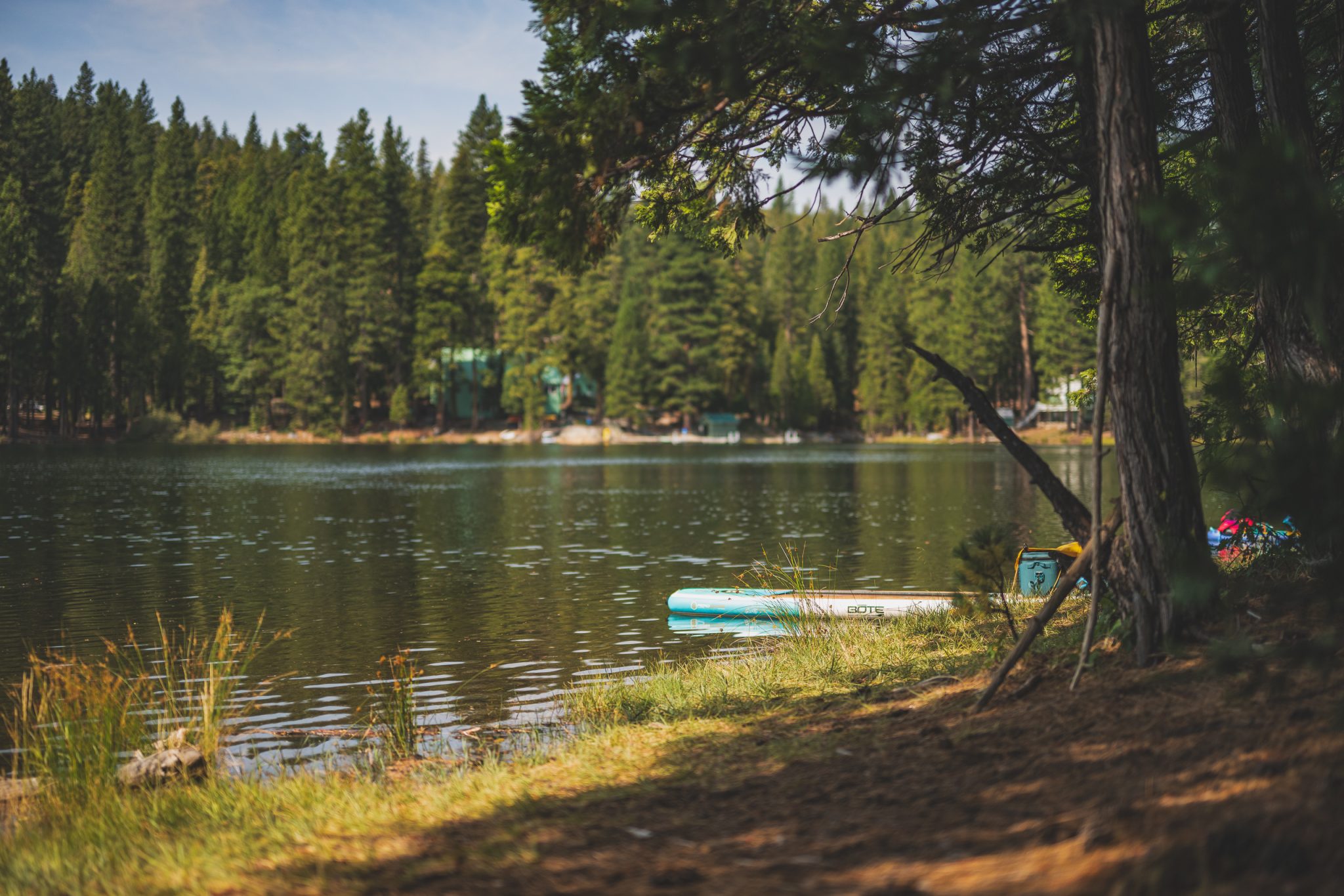 Fuller lake california paddle boarding