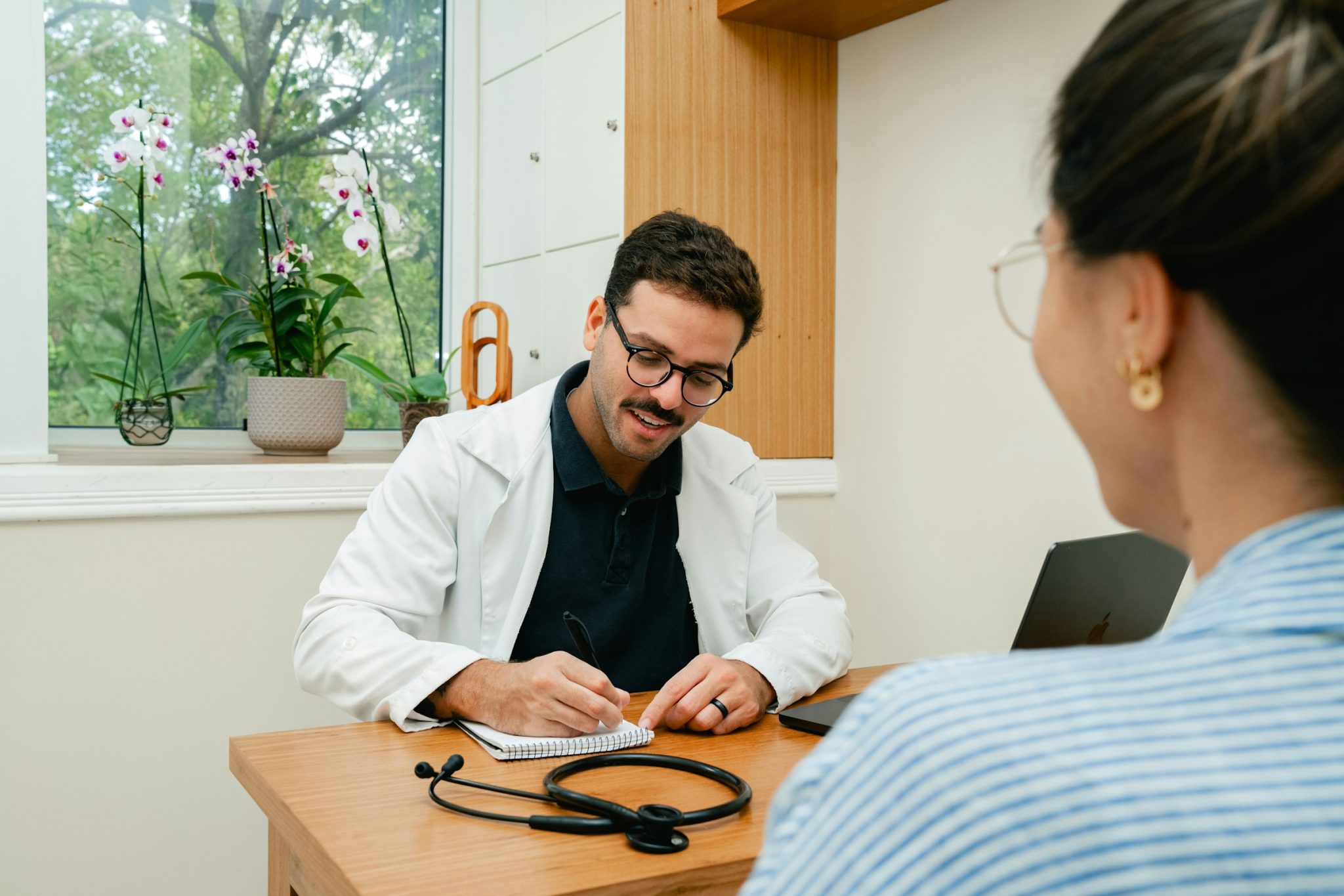 How to move from direct patient care to management in health care