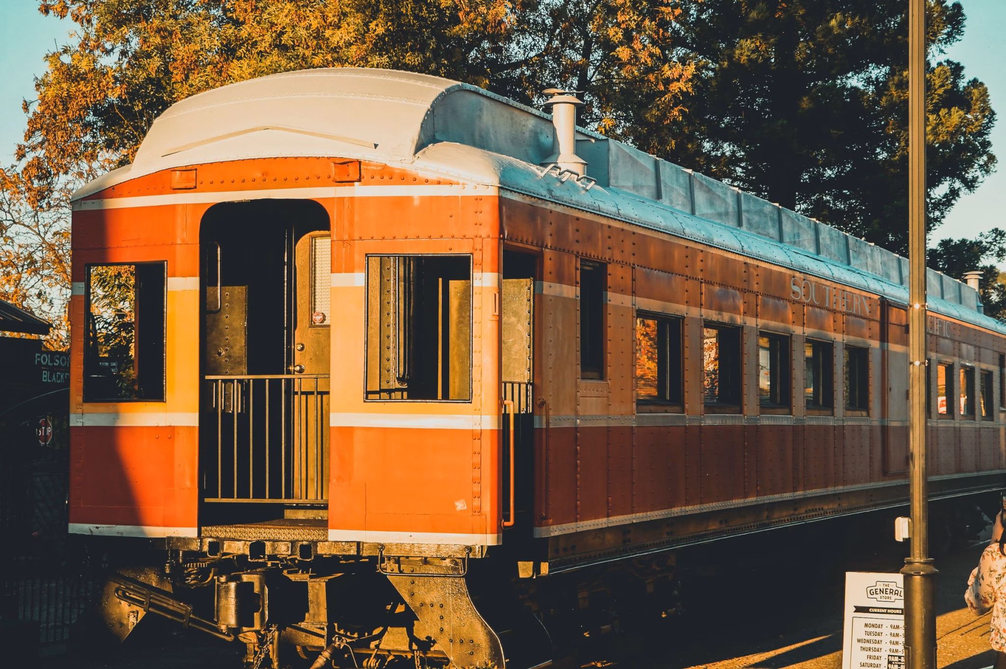 Things to do in folsom: a local's guide to the town beyond the lake 2 a folsom resident's guide to old town, the restaurant scene, the lakes, the rescue zoo, the prison museum, and the trails. Real costs, hours, and what to skip. A vintage southern pacific railcar on display in old town folsom, california, in golden afternoon light