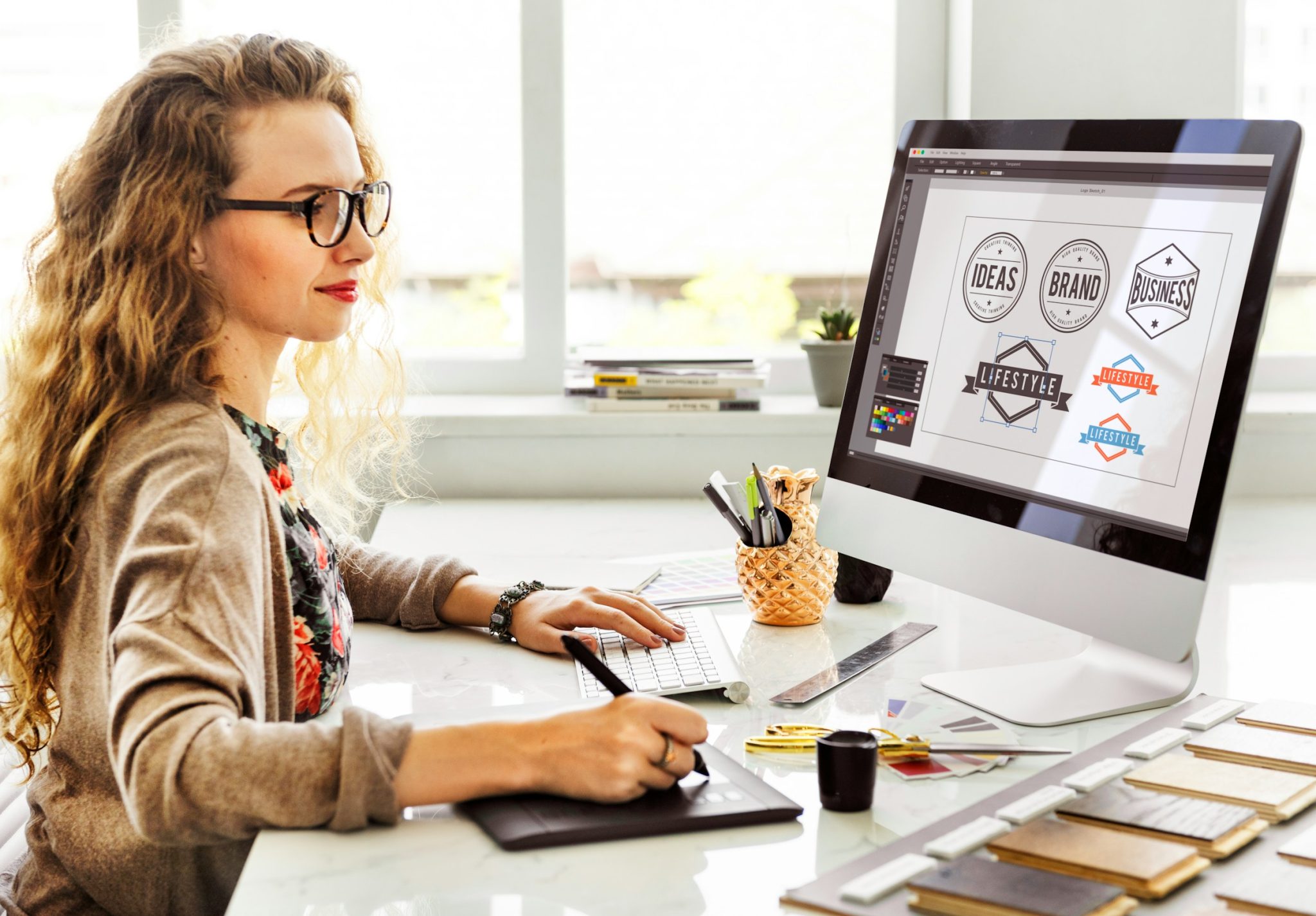 Brand identity design for consistency across customer touchpoints
