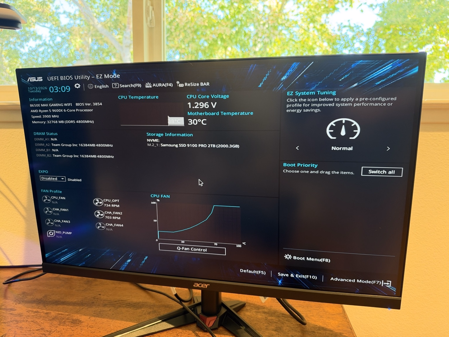 What a $2,000 gaming pc build costs right now 13 i paid $2,090. 18 for eight pc parts on october 6, 2026, including $509. 99 for 32gb of memory, to build a ryzen 5 9600x and radeon rx 9060 xt 16gb gaming pc. Acer monitor showing the asus uefi bios ez mode screen with a ryzen 5 9600x, 32768 mb of ddr5 at 4800mhz and a samsung ssd 9100 pro 2tb in m. 2_1